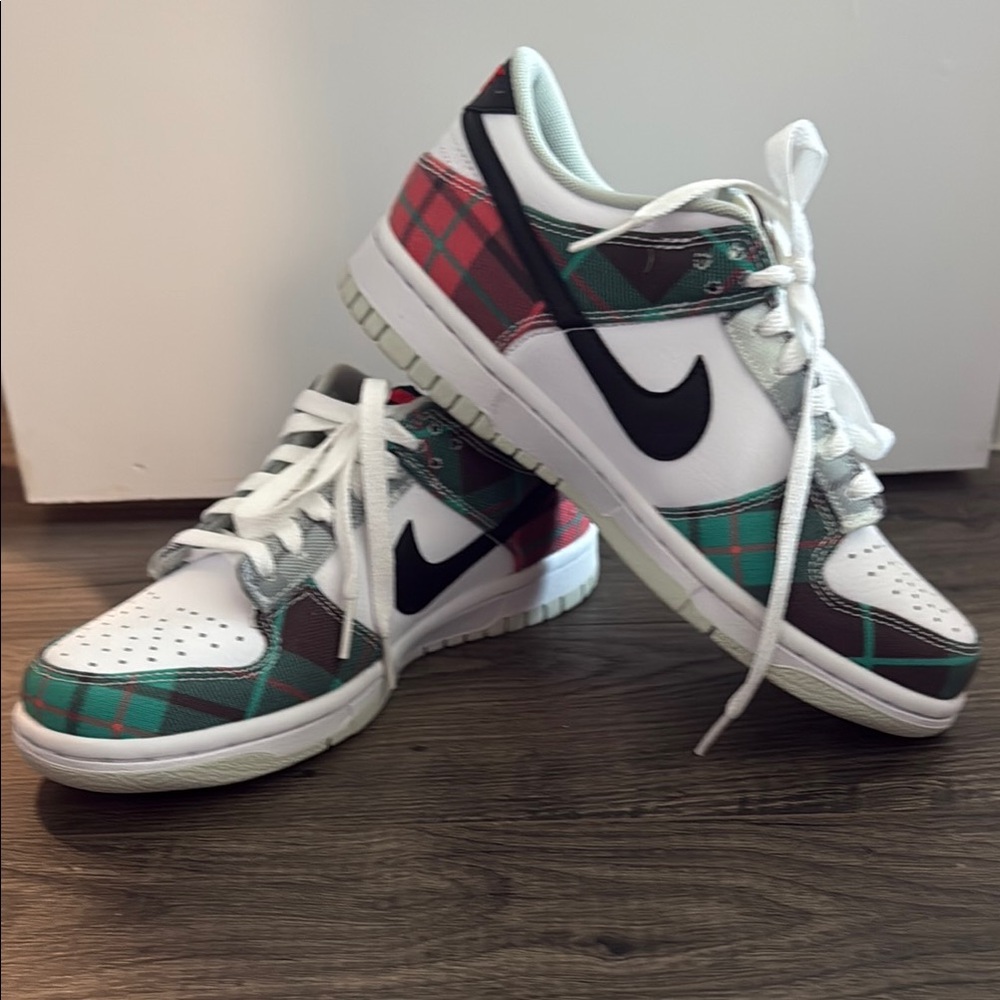 Nike Dunks Low Plaid Sneakers